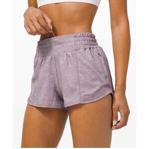 Lululemon Women's Purple Hotty-Hot Shorts, Size 8, 2.5-inch Inseam, Lined